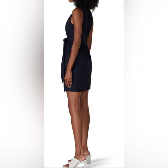 Marissa Webb Navy Tie Waist Dress Size 8 - Picture 2 of 9